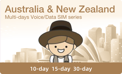 Australia & New Zealand Voice/Data SIM